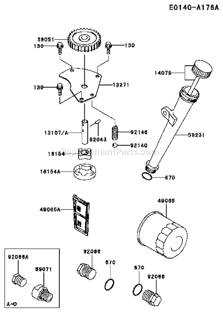 Page I Diagram and Parts List for FH680V ES09 Kawasaki Engine
