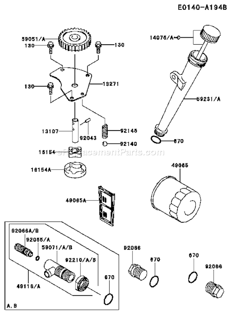 Page I Diagram and Parts List for FH641V AS08 Kawasaki Engine