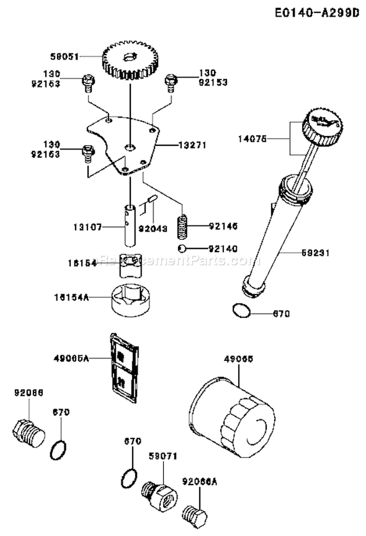 Page I Diagram and Parts List for FH680V GS13 Kawasaki Engine