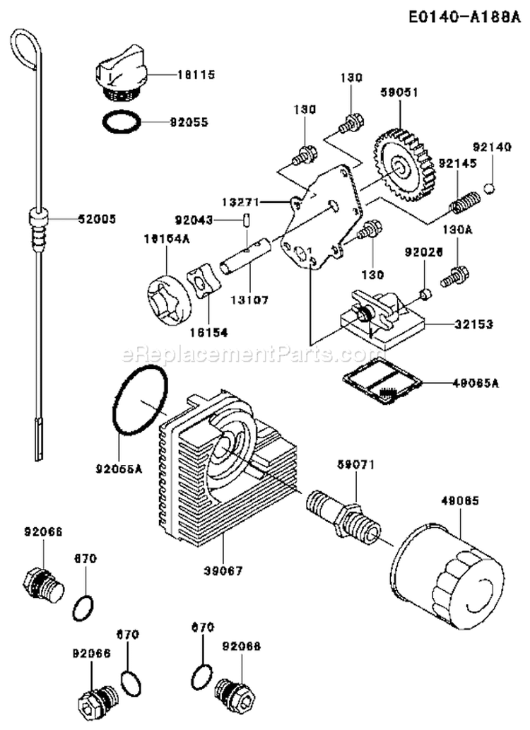 Page I Diagram and Parts List for FH721D AS01 Kawasaki Engine