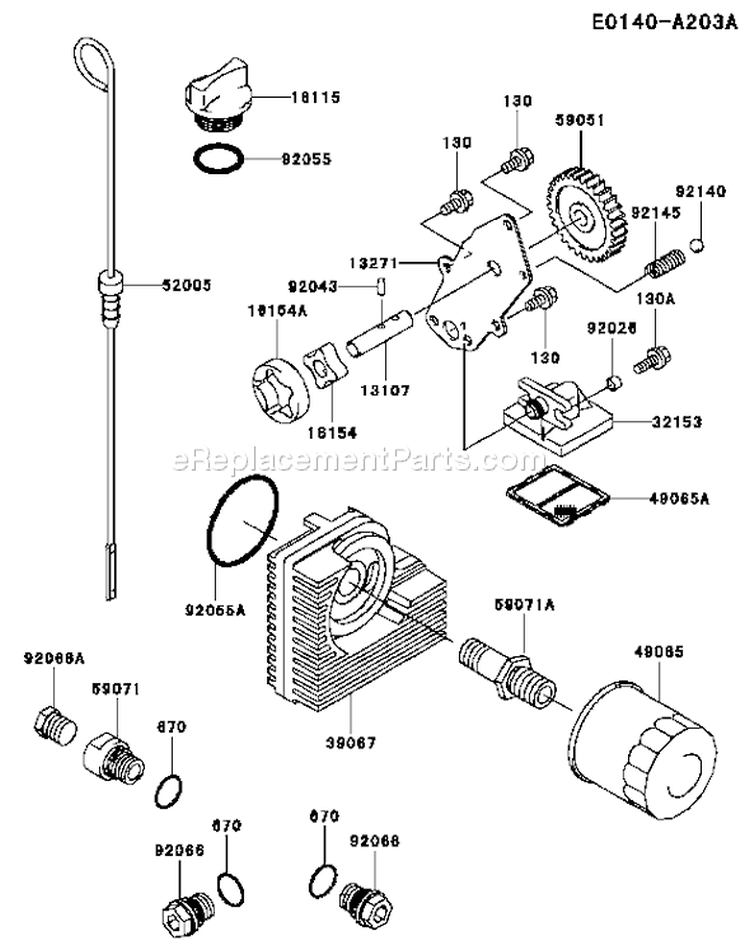 Page I Diagram and Parts List for FH721D AS06 Kawasaki Engine