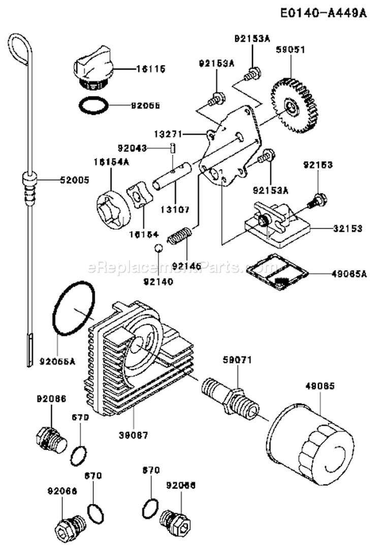 Page I Diagram and Parts List for FH721D AS11 Kawasaki Engine