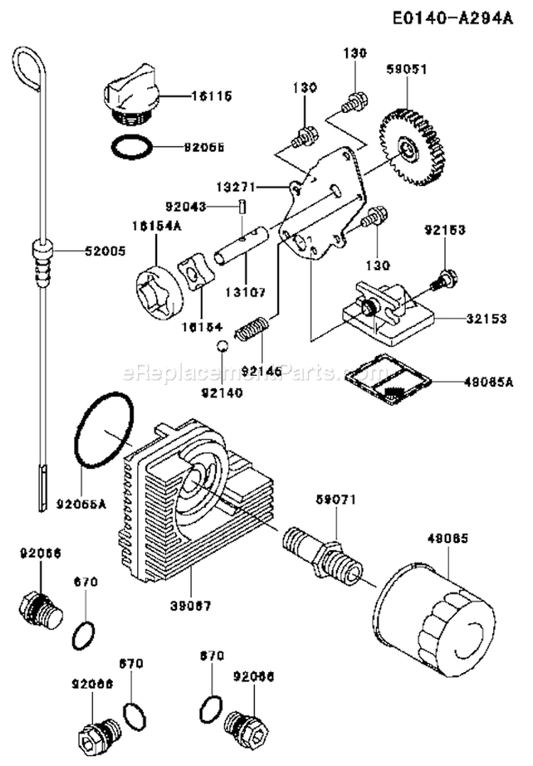 Page I Diagram and Parts List for FH721D DS05 Kawasaki Engine