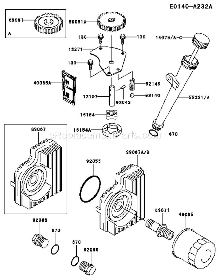 Page I Diagram and Parts List for FH721V-AS01  Kawasaki Engine