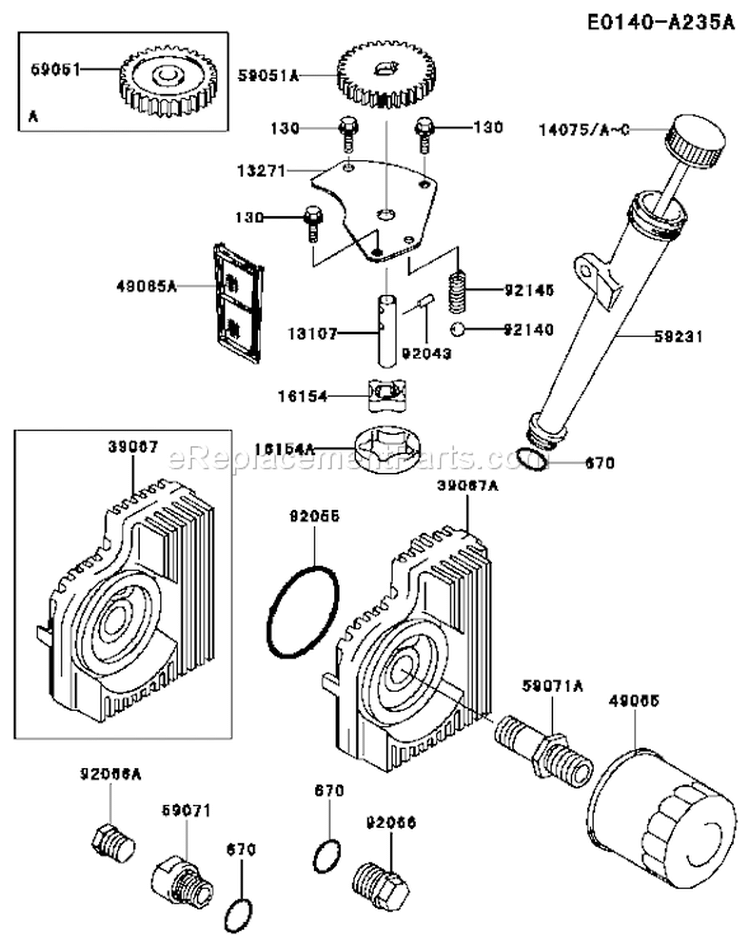 Page I Diagram and Parts List for FH721V-AS06  Kawasaki Engine