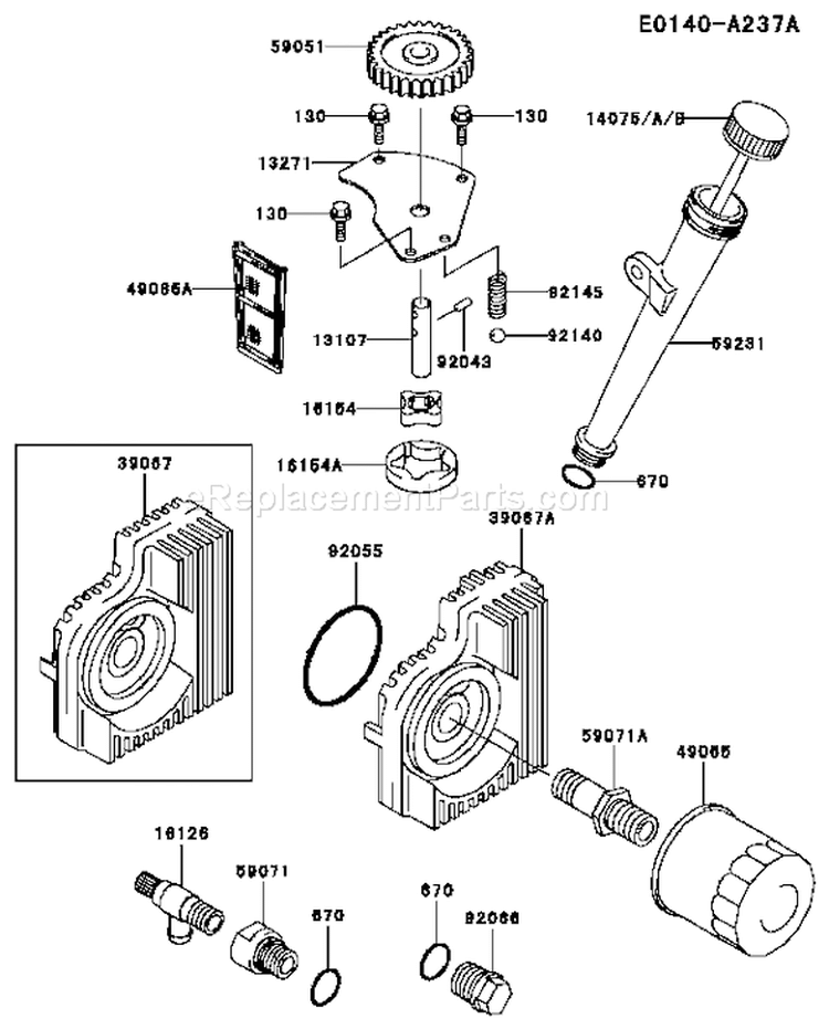Page I Diagram and Parts List for FH721V-AS08  Kawasaki Engine