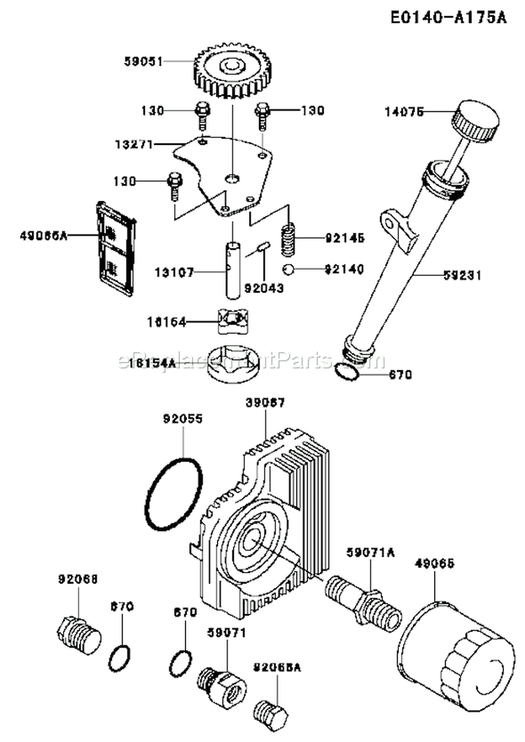 Page I Diagram and Parts List for FH721V-AS09  Kawasaki Engine