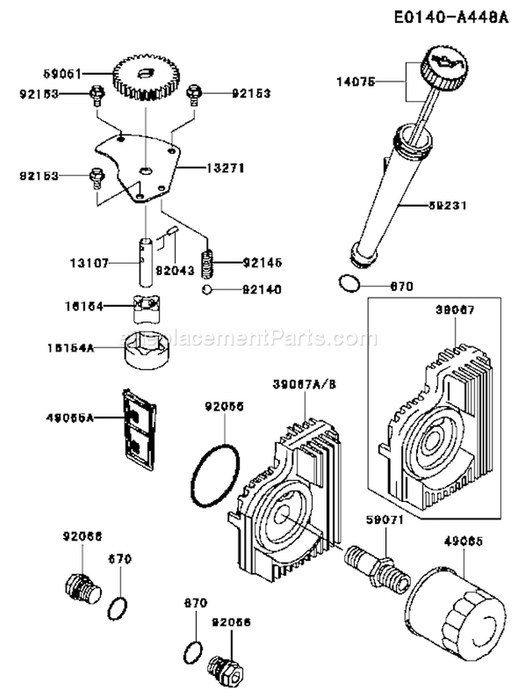 Page I Diagram and Parts List for FH721V AW04 Kawasaki Engine