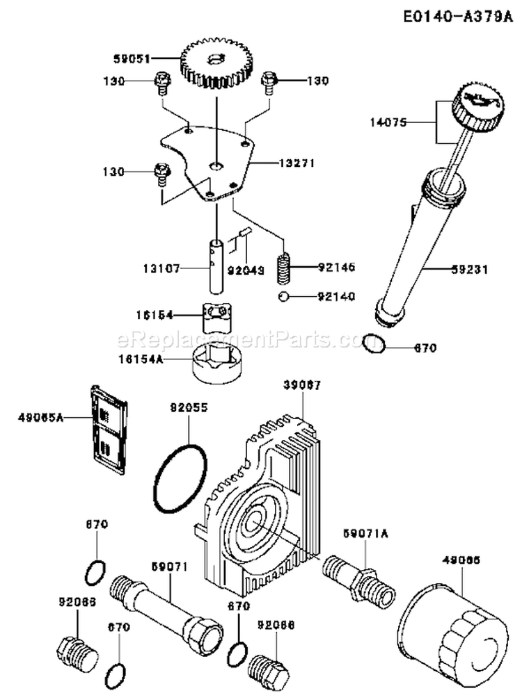 Page I Diagram and Parts List for FH721V-CS20  Kawasaki Engine