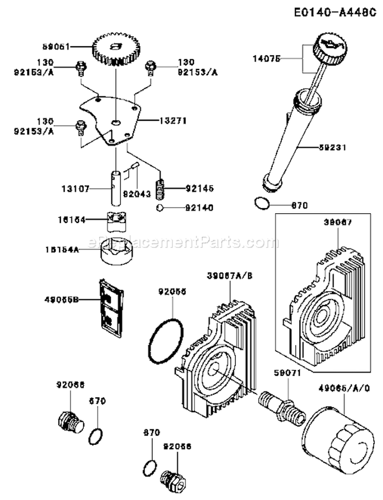 Page I Diagram and Parts List for FH721V ES25 Kawasaki Engine
