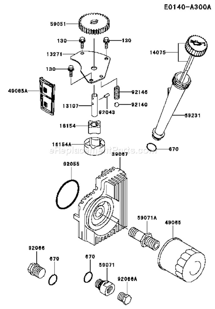 Page I Diagram and Parts List for FH721V DS21 Kawasaki Engine