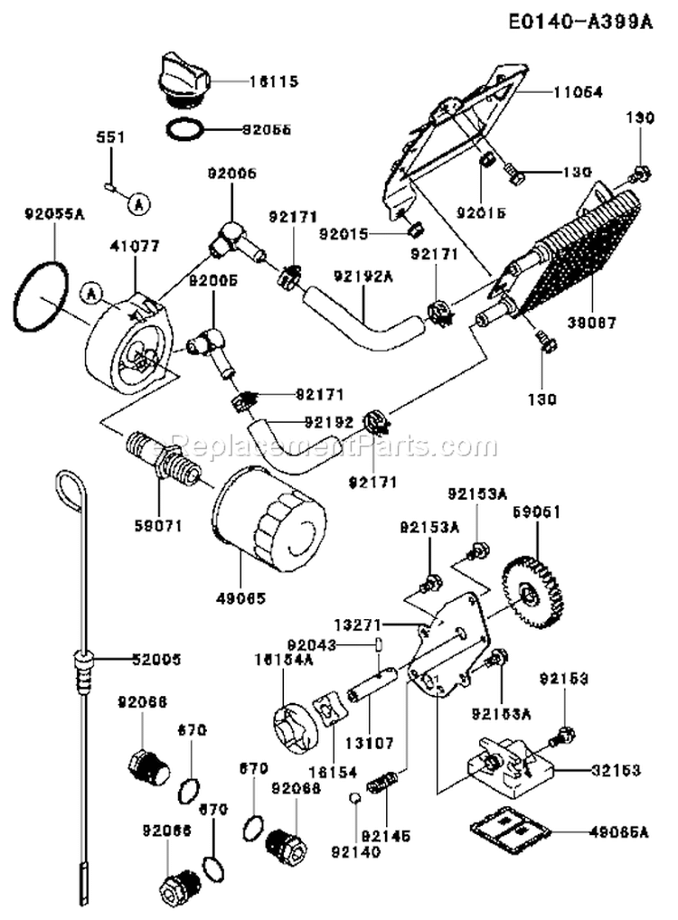 Page I Diagram and Parts List for FH770D-AS06  Kawasaki Engine