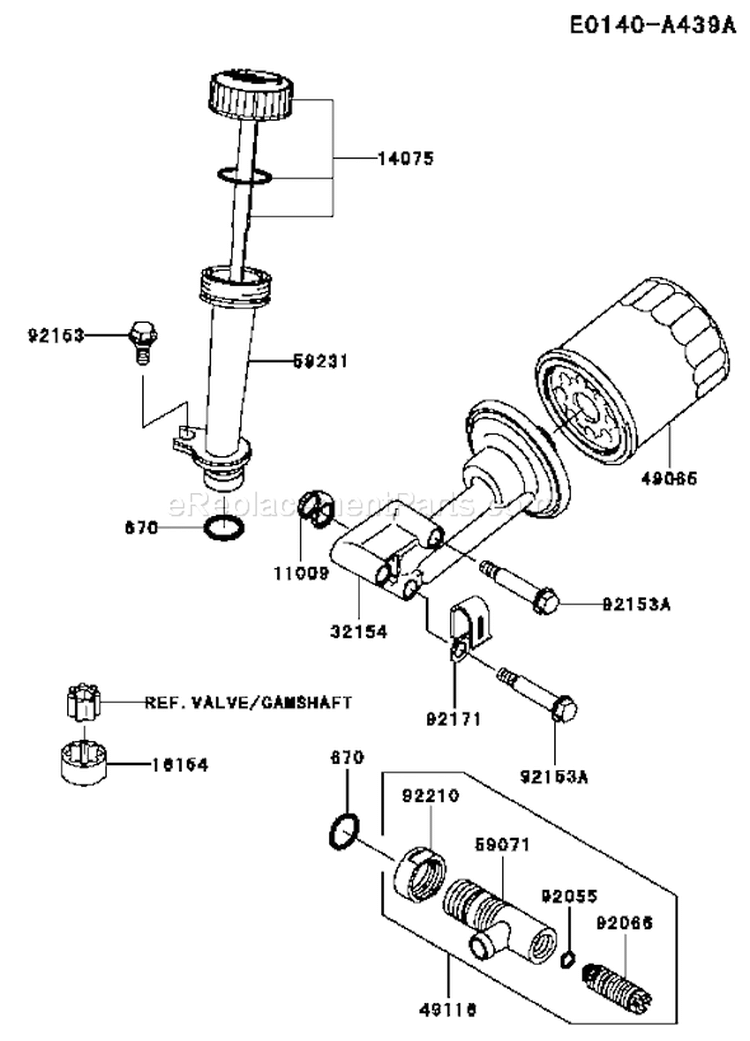 Page I Diagram and Parts List for FJ180V DS08 Kawasaki Engine