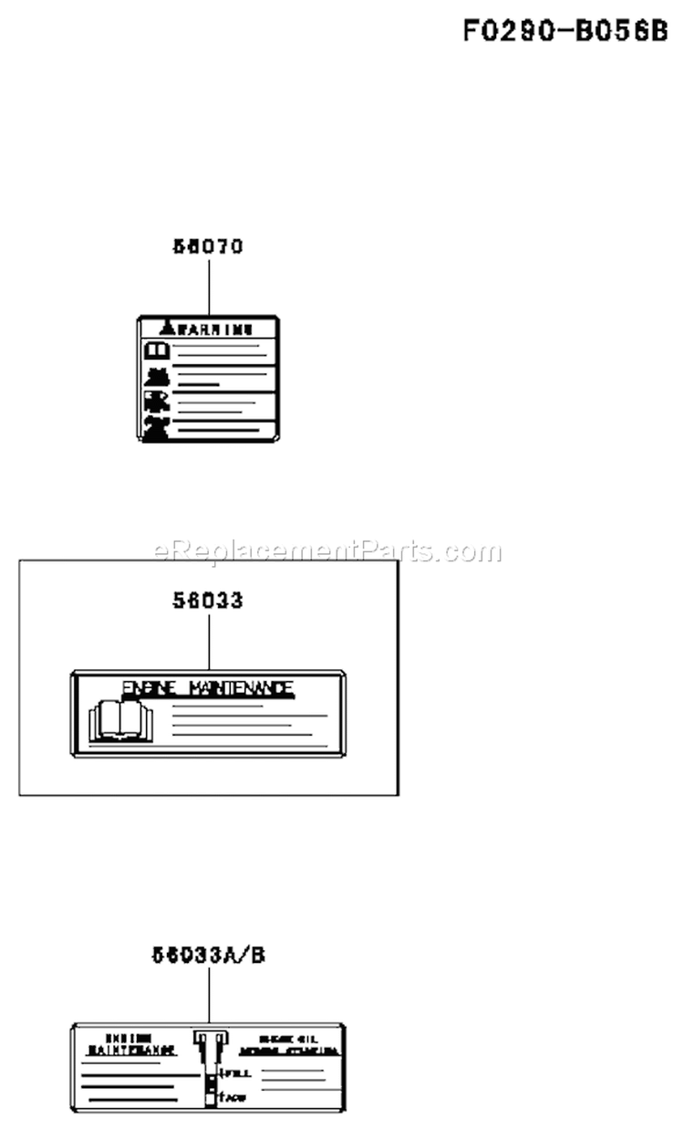 Page I Diagram and Parts List for FJ180V DS05 Kawasaki Engine