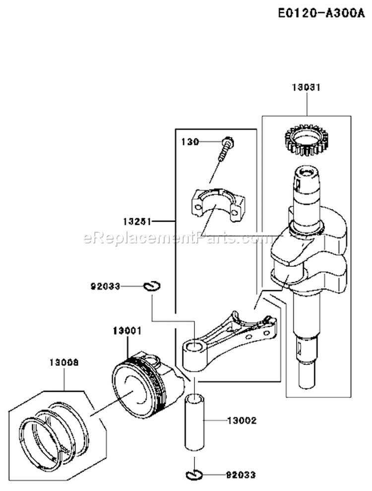 Page I Diagram and Parts List for FJ180V AS09 Kawasaki Engine