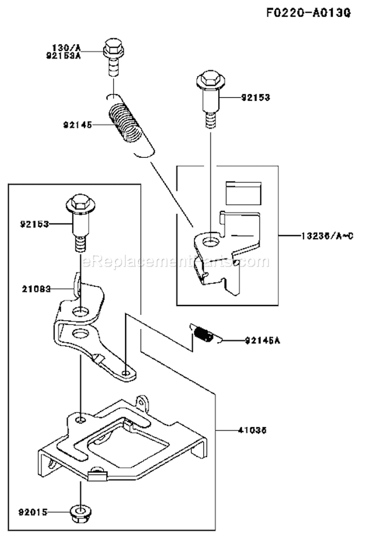 Page B Diagram and Parts List for FJ180V CS17 Kawasaki Engine
