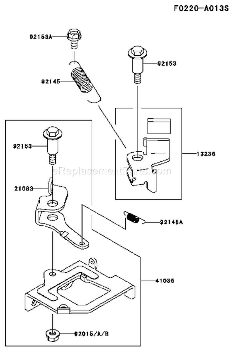 Page B Diagram and Parts List for FJ180V CS31 Kawasaki Engine