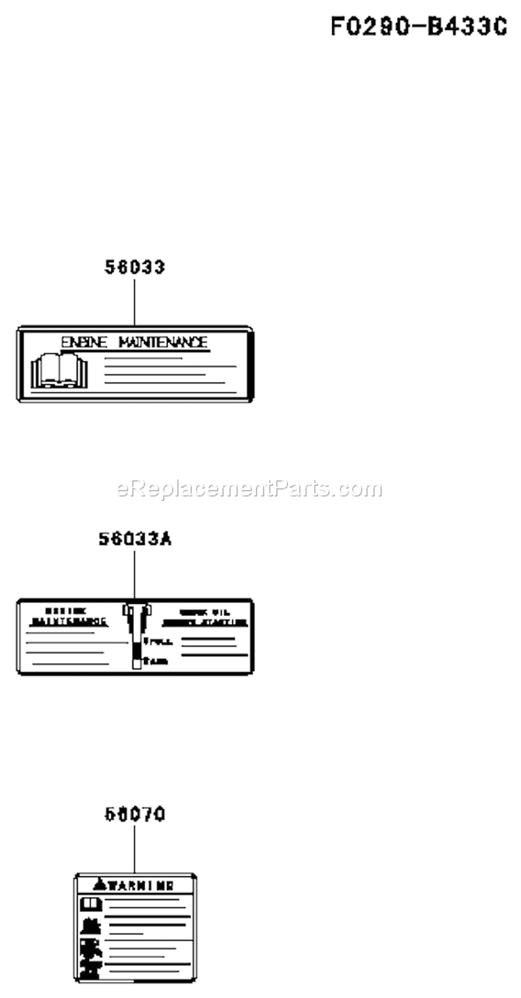 Page H Diagram and Parts List for FJ180V DS10 Kawasaki Engine