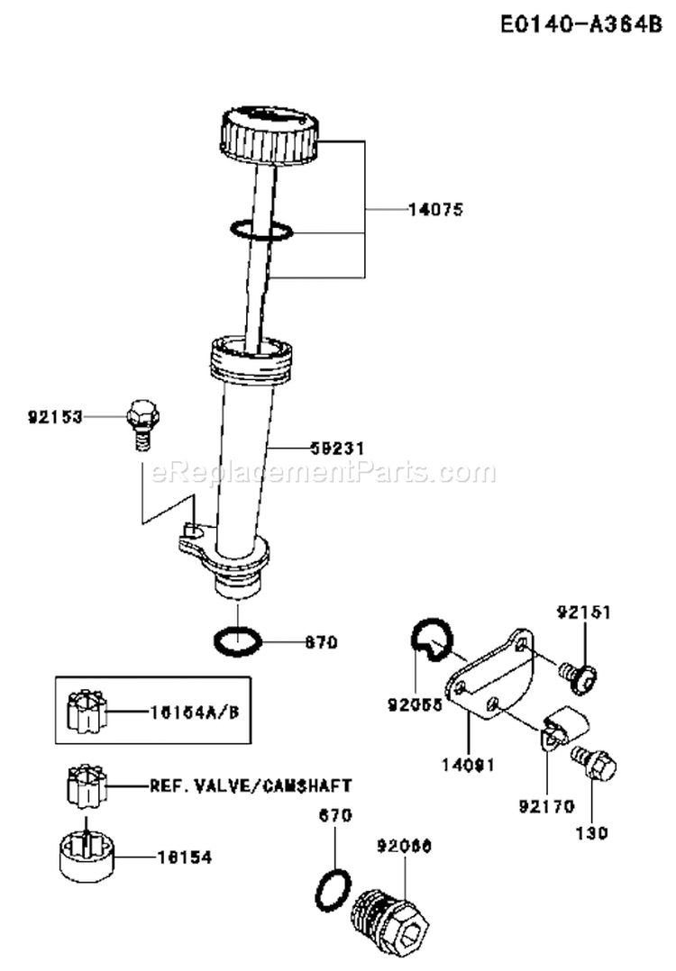 Page I Diagram and Parts List for FJ180V CS14 Kawasaki Engine