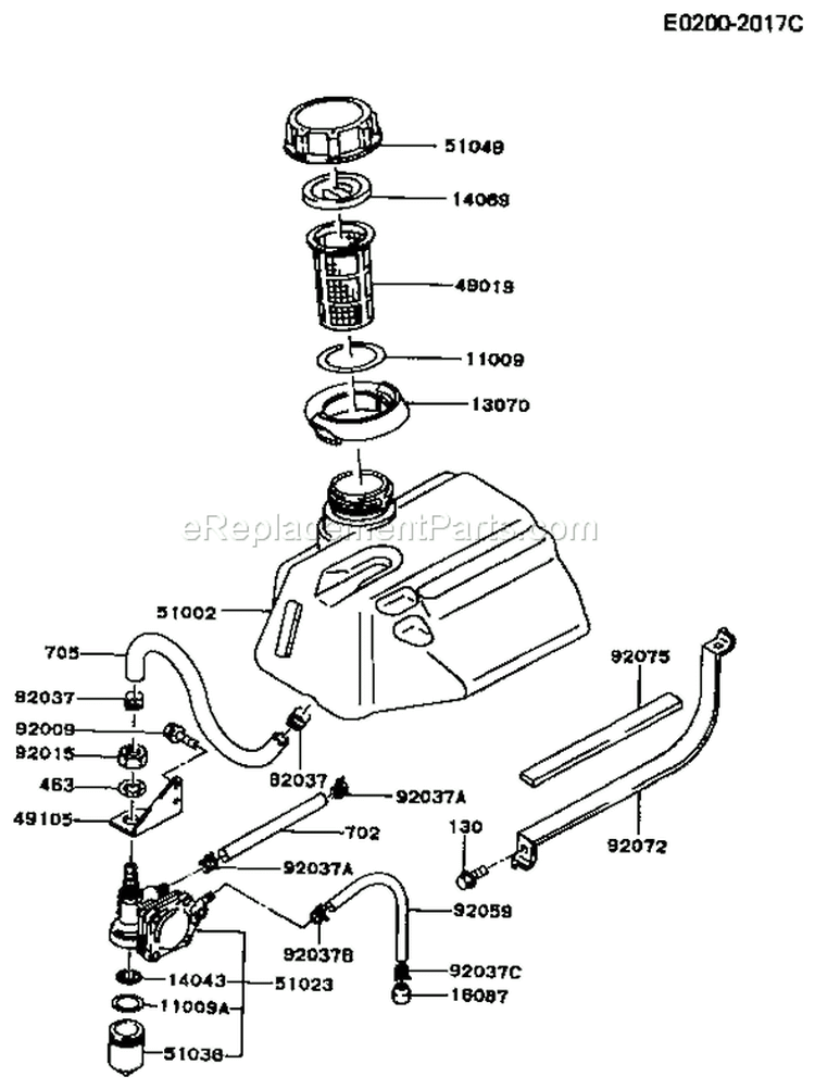 Page I Diagram and Parts List for GD700A AS01 Kawasaki Generator