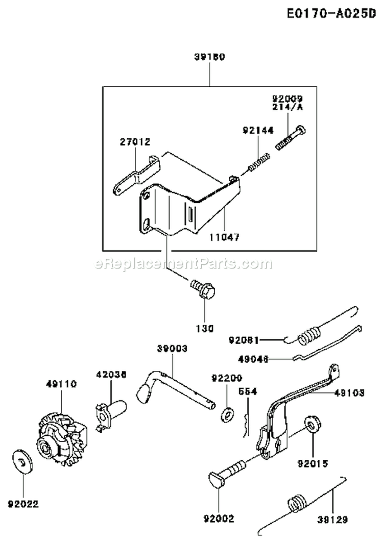 Page C Diagram and Parts List for GE2200A DS01 Kawasaki Generator
