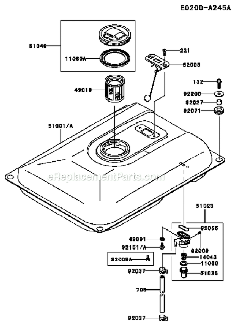 Page I Diagram and Parts List for GE2900A CS01 Kawasaki Generator