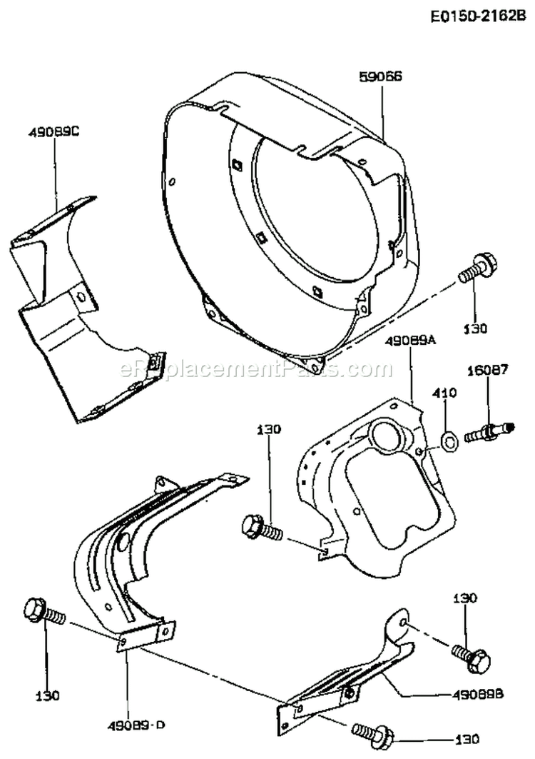 Page F Diagram and Parts List for GE4000A AS00 Kawasaki Generator