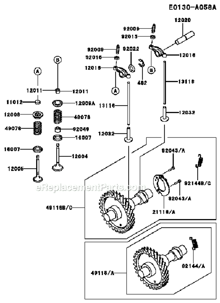 Page O Diagram and Parts List for GER30A AS01 Kawasaki Generator