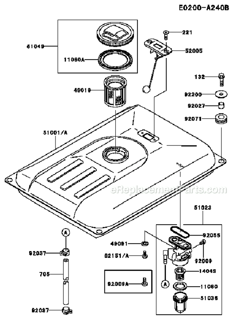 Page I Diagram and Parts List for GER30A AS01 Kawasaki Generator