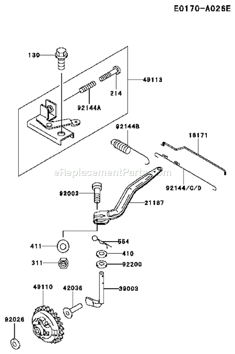 Page C Diagram and Parts List for GER30A BS01 Kawasaki Generator