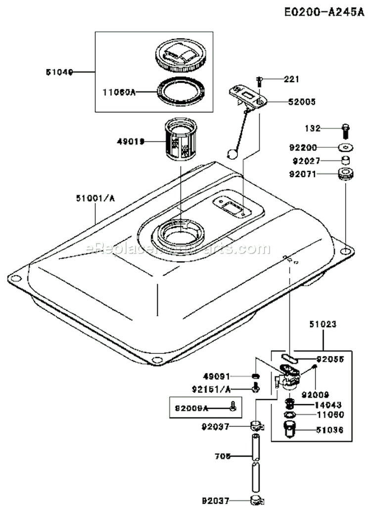 Page I Diagram and Parts List for GEW90A CS01 Kawasaki Generator