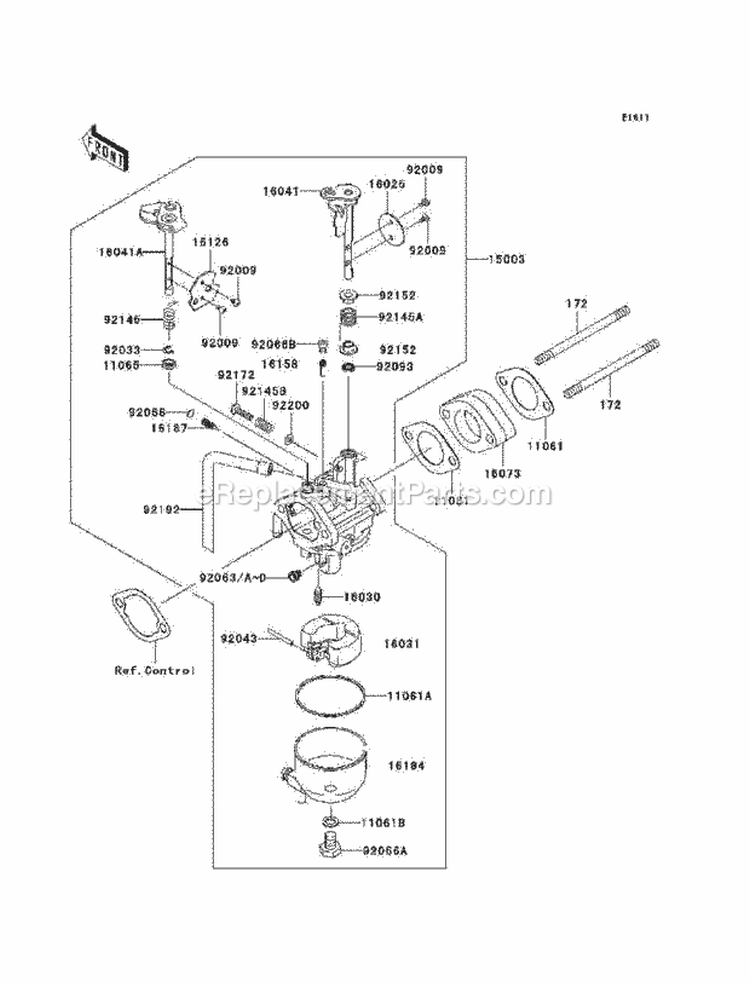 Page K Diagram and Parts List for KAF400-A9F 2009 Kawasaki 