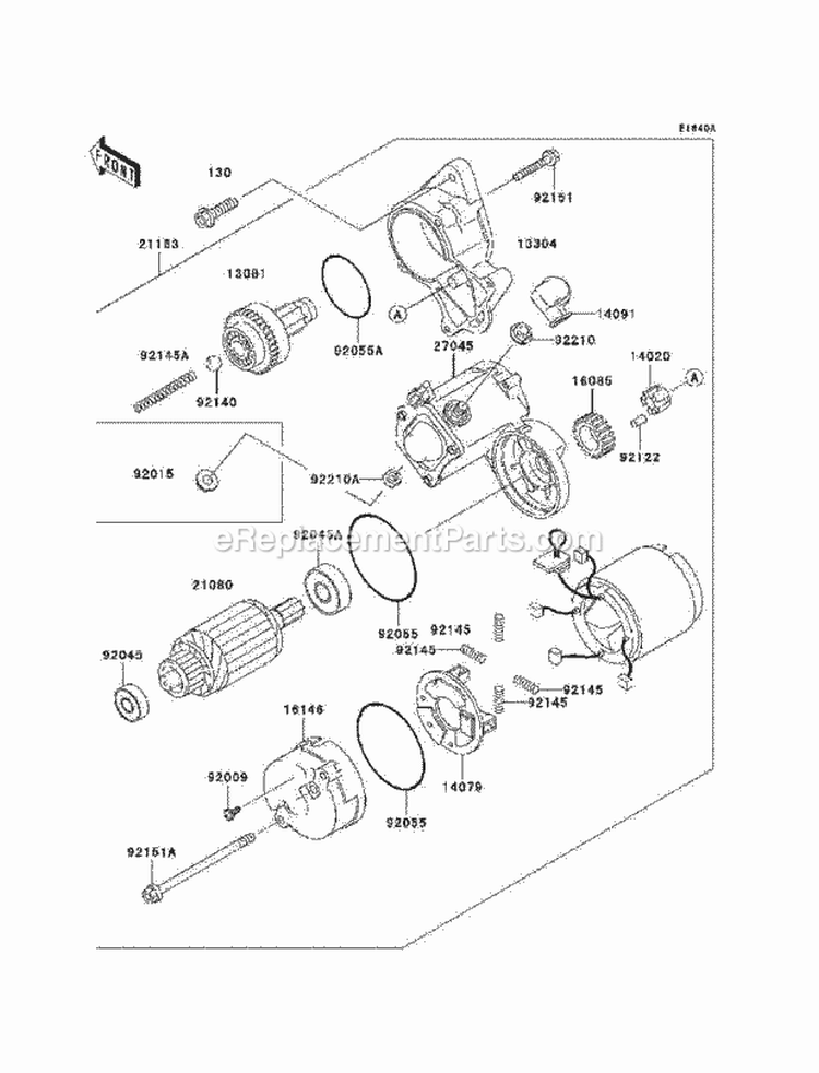 Page AT Diagram and Parts List for KAF620-N9F 2009 Kawasaki 