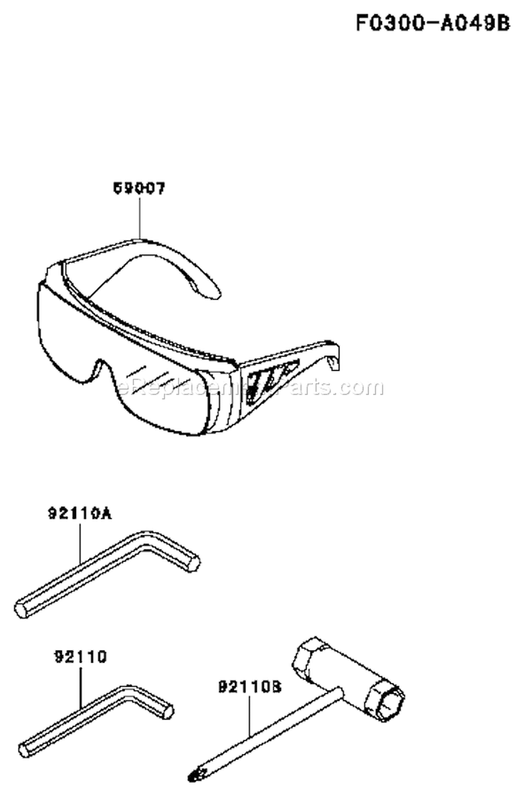 Page M Diagram and Parts List for KBL35A-BS00 KBL350A - A2 Kawasaki Trimmer