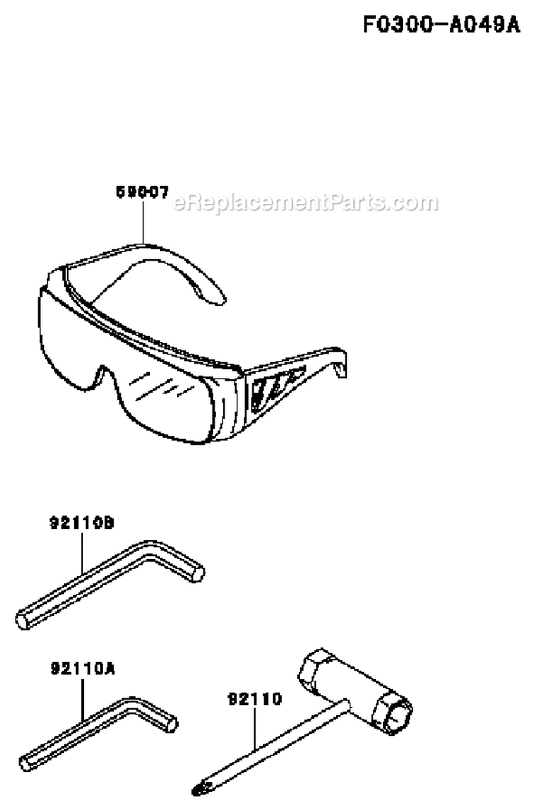Page N Diagram and Parts List for KGT26AC-AS01 A1 Kawasaki Trimmer