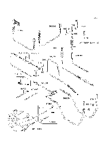 Cables Diagram and Parts List for KAF400A7F 2007 & Prior Kawasaki Lawn Tractor Accessories