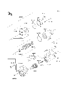 Starter Motor Diagram and Parts List for KAF950D8F 2008 Kawasaki Lawn Tractor Accessories