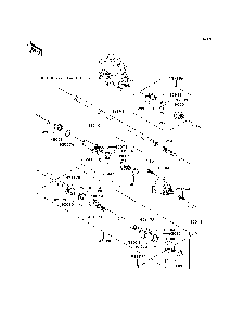 Drive Shaft-Propeller Diagram and Parts List for KAF400C7F 2007 & Prior Kawasaki Lawn Tractor Accessories