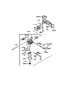Carburetor Diagram and Parts List for FR651V-BS31  Kawasaki Engine