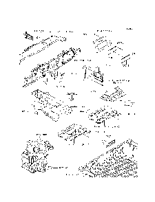 Labels Diagram and Parts List for KRF800CEF 2014 Kawasaki Lawn Tractor Accessories