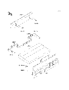 Seat Diagram and Parts List for KAF620E7F 2007 & Prior Kawasaki Lawn Tractor Accessories