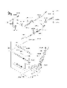 Master Cylinder Diagram and Parts List for KAF620G7F 2007 & Prior Kawasaki Lawn Tractor Accessories