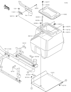 Other Diagram and Parts List for KAF820AJF 2018 Kawasaki Lawn Tractor Accessories