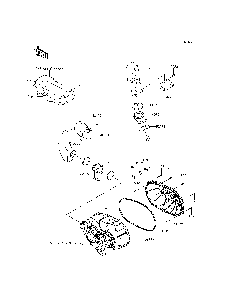 Converter Cover Diagram and Parts List for KRF800DFF 2015 Kawasaki Lawn Tractor Accessories
