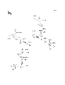 Gear Change Mechanism Diagram and Parts List for KAF620E7F 2007 & Prior Kawasaki Lawn Tractor Accessories