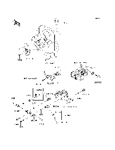 Fuel Injection Diagram and Parts List for KAF620MDF 2013 Kawasaki Lawn Tractor Accessories