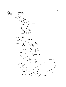 Muffler Diagram and Parts List for KAF620MDF 2013 Kawasaki Lawn Tractor Accessories