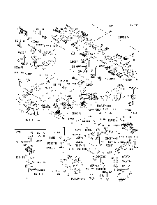 Chassis Electrical Equipment Diagram and Parts List for KAF620MDF 2013 Kawasaki Lawn Tractor Accessories