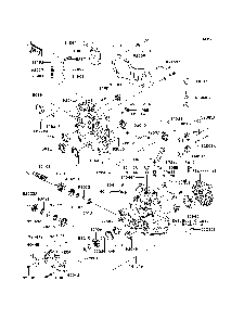 Gear Box Diagram and Parts List for KAF400C7F 2007 & Prior Kawasaki Lawn Tractor Accessories