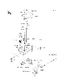 Control Diagram and Parts List for KAF620MDF 2013 Kawasaki Lawn Tractor Accessories